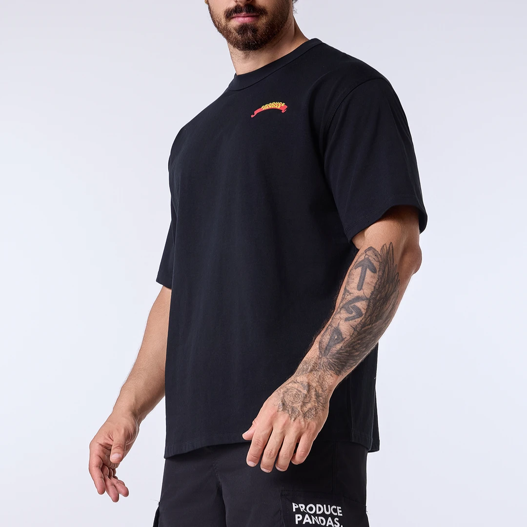 纯棉圆领“爆红暴富”T恤