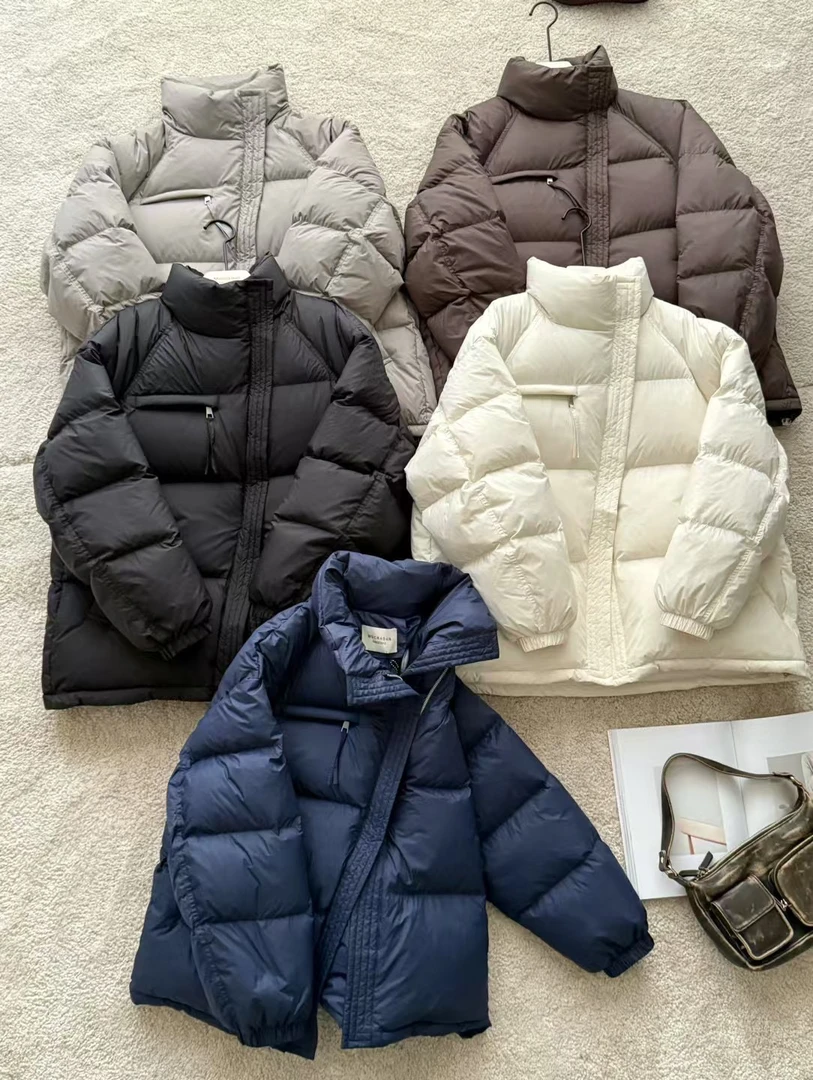 【JING·】6041MOCH原版半截拉链羽绒服