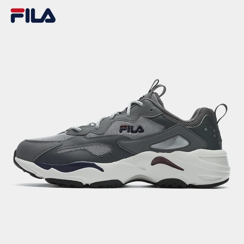 Fila/斐乐男鞋TRACER复古运动鞋24猎空鞋休闲老爹鞋F12M442126F