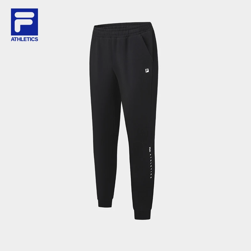 Fila/斐乐男裤柔软舒适透气针织休闲弹力运动束脚裤A61M431605A