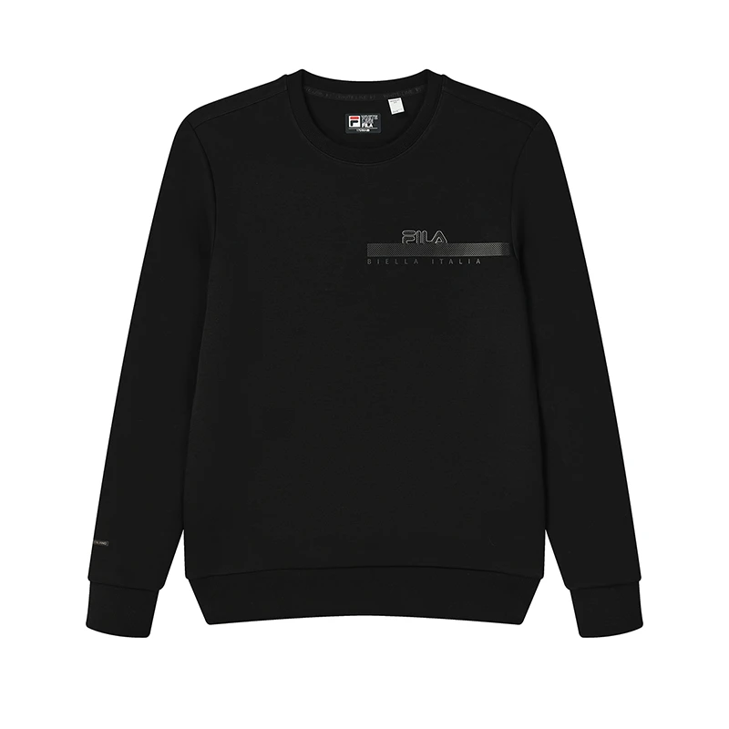 Fila/斐乐男士卫衣运动上衣抗菌红外发热男子套头卫衣F11M447202A