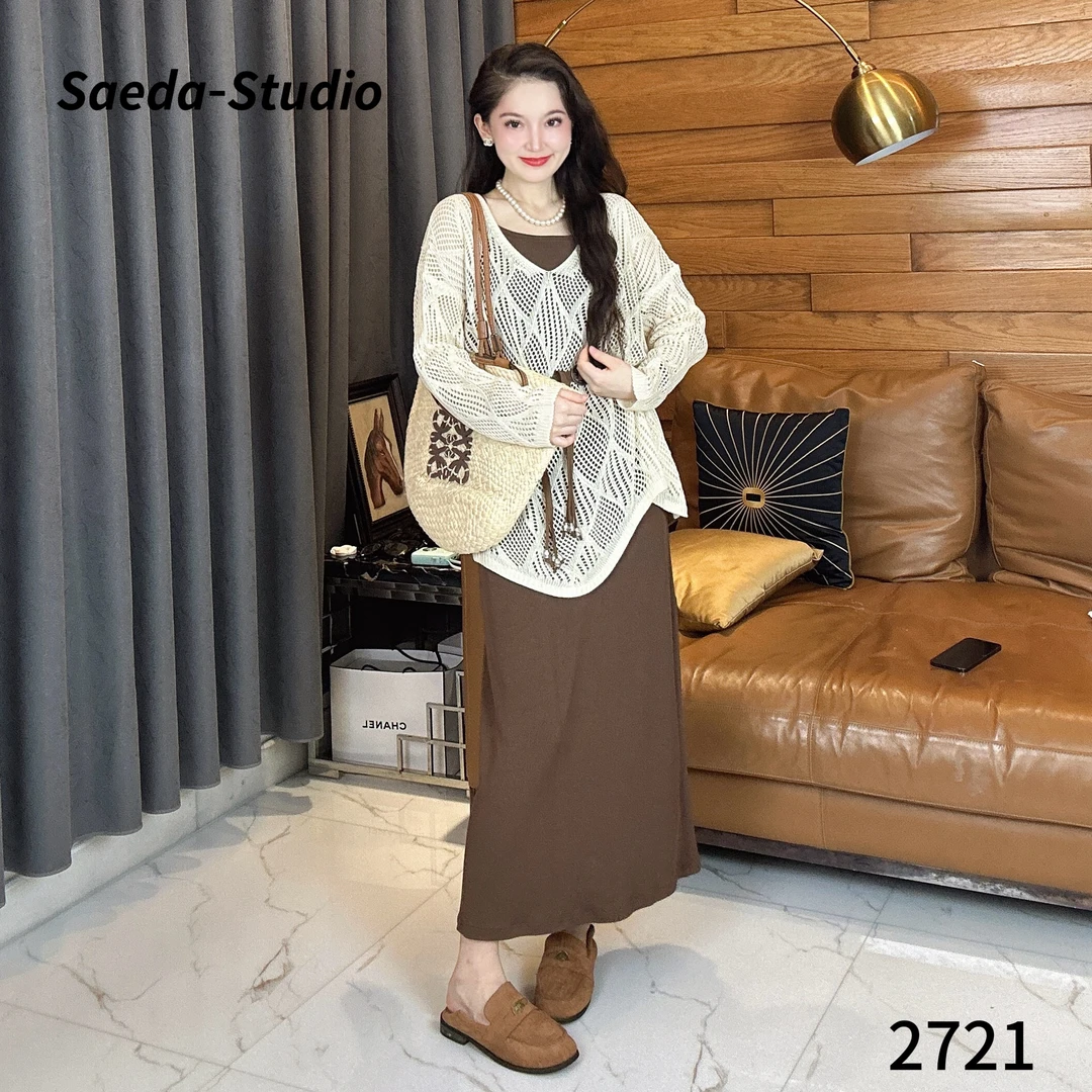 时尚气质针织两件套YF2721