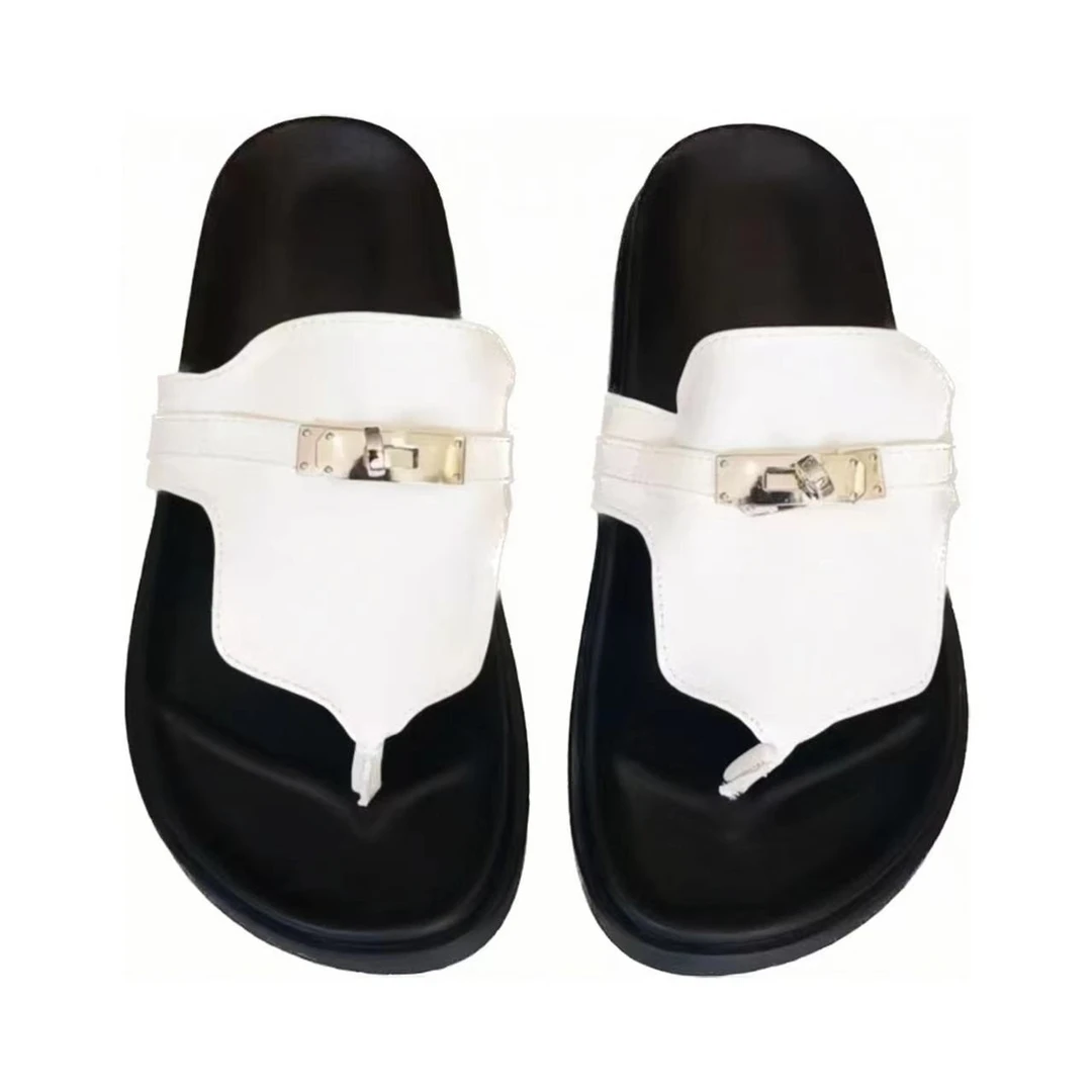 【xineba韩国鞋】人字拖鞋女士夏季休闲时尚百搭舒适平底沙滩露趾