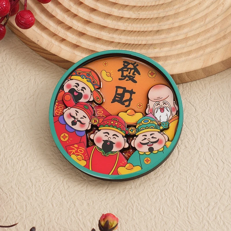 木质磁性冰箱贴纪念品旅游纪念品磁贴古典