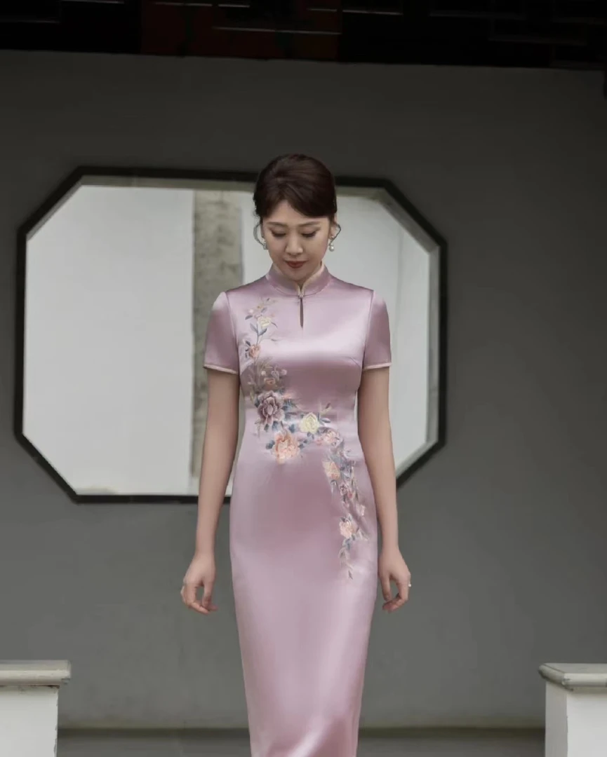 LOOLAYY ～六礼17653刺绣款旗袍裙