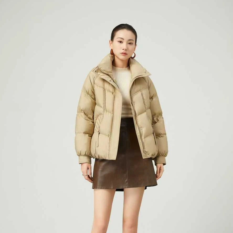 25022短款泡芙零压感羽绒服女款洋气冬季时尚百搭休闲通勤风亲肤