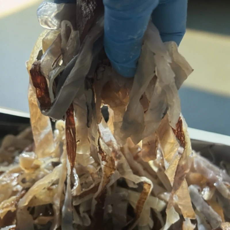 渤海湾优质野生海蜇丝 干皮丝 爽脆低脂沙拉鲜脆海蜇凉拌菜