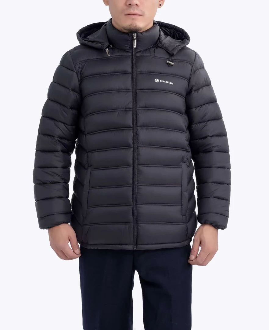 2024冬季男士新款休闲户外保暖经典连帽男士棉衣棉服