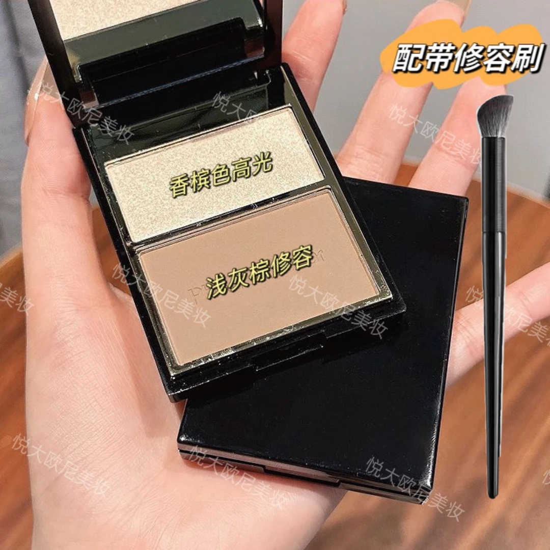 GlamColour/魔法色彩配送修容刷）高光修容粉GC197-02#