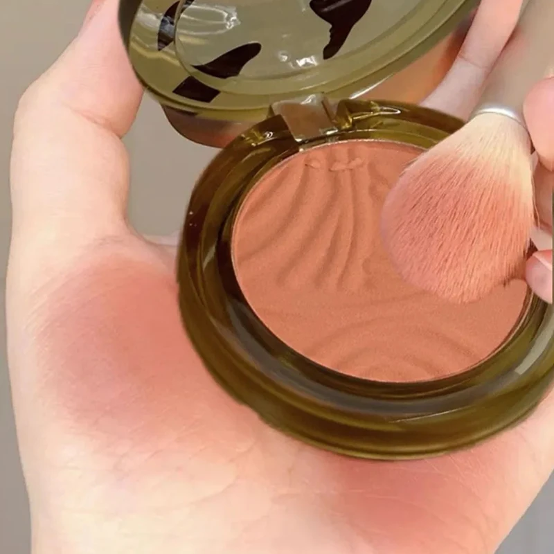 推荐单色腮红琥珀修容腮红一体粉饼显色裸妆粉质细腻自然立体胭脂