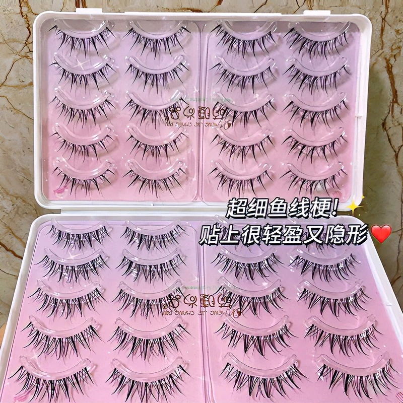 推荐大容量睫毛书小恶魔假睫毛平度妈生自然一片式仙子漫画睫细梗