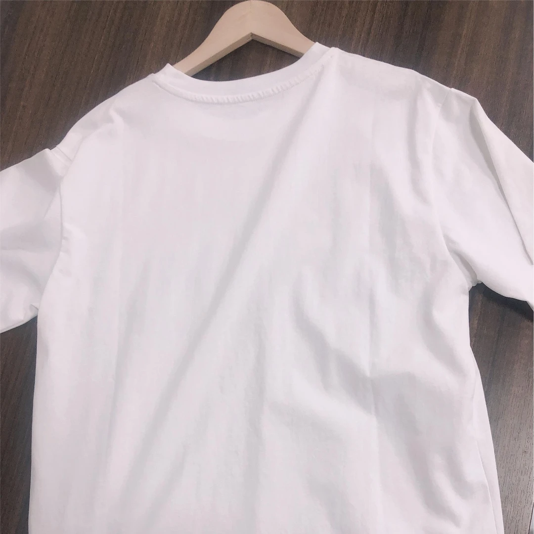 ZHULIN-杠杠星球字母图标短袖-情侣短袖百搭宽松潮流短袖