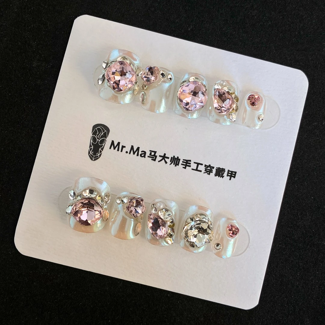 古灵精怪丨短款手工穿戴甲长款穿戴甲辣妹重工穿戴甲美甲Mr.Ma