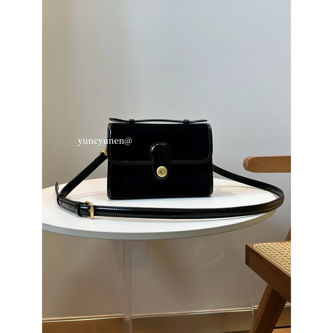 yuncyunen小众方盒子单肩斜挎女包