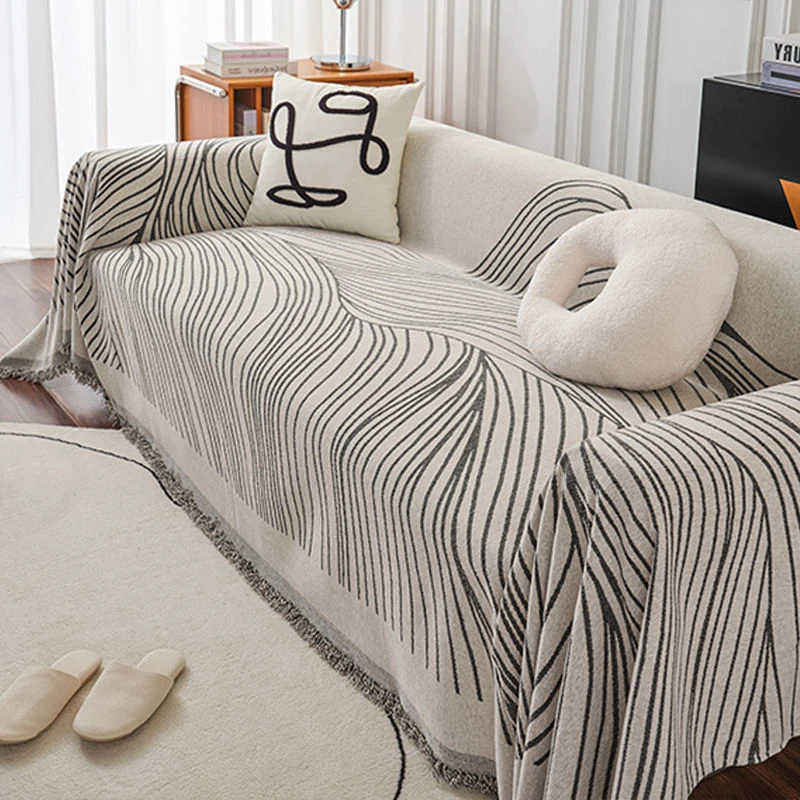 双面沙发巾全盖布雪尼尔沙发盖布全包防滑沙发套罩沙发垫四季通用