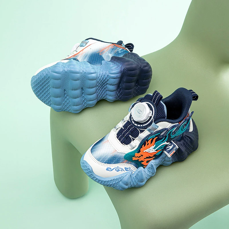 哈比熊童鞋春款男童防滑减震儿童运动鞋休闲复古潮款鞋子