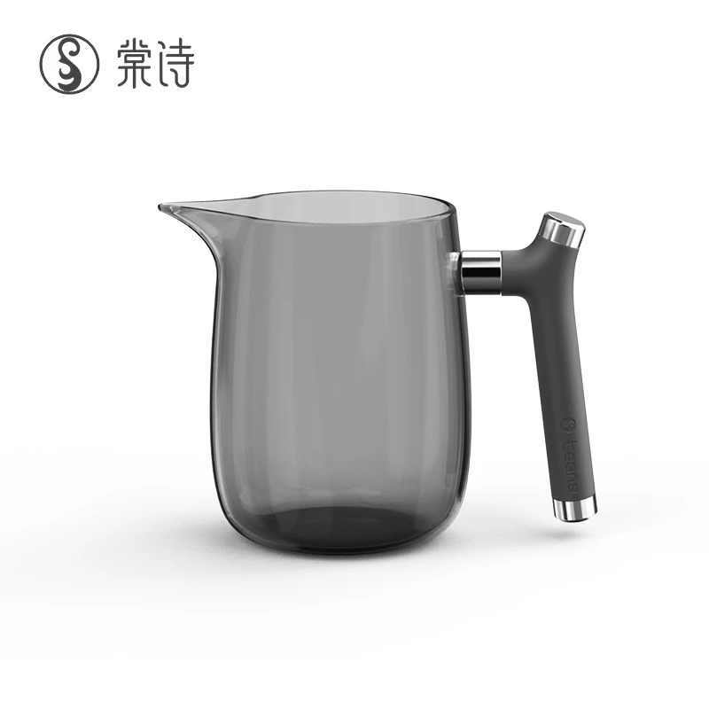 棠诗大容量煮茶公道杯玻璃茶海茶具分茶器蒸茶高档大公杯500ml