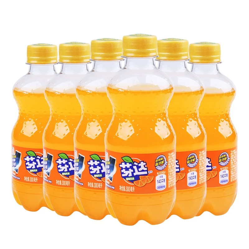 可/乐300ml小瓶迷你装活动促销即饮橙味汽水美味饮料饮品经典