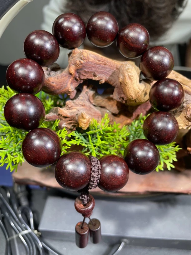 小叶紫檀大卡手串经典单圈 卡.18+（多样性发货拍一发一）