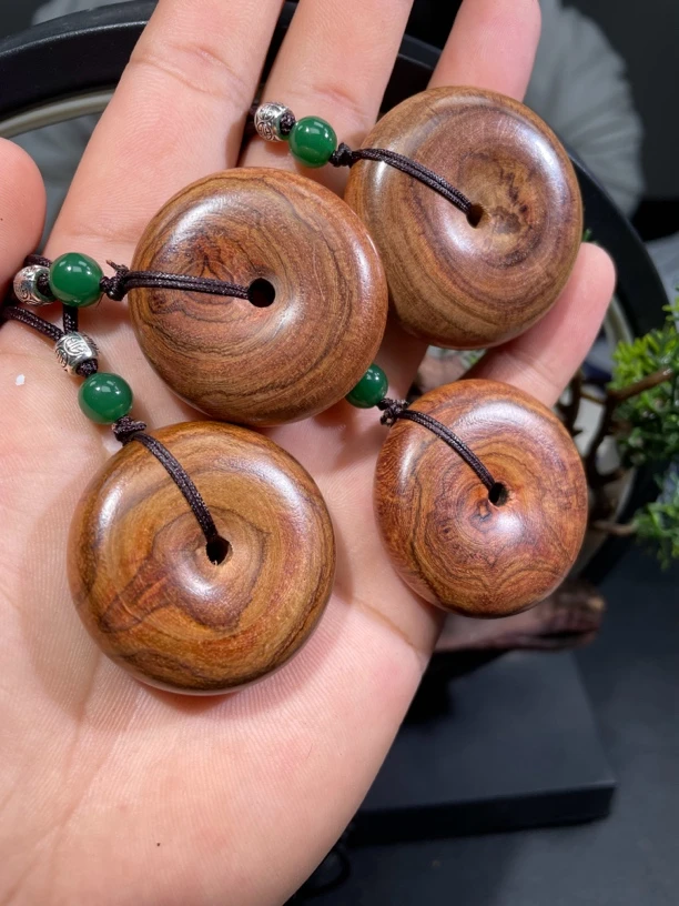 黄花梨平安扣 多样性发货，拍一发一