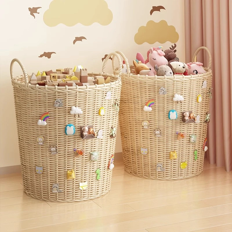 儿童玩具收纳筐大容量宝宝毛绒玩具收纳箱零食玩偶积木储物箱