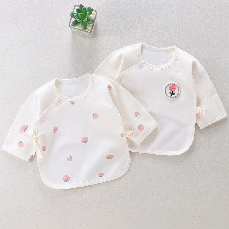 【两件装】新生儿西瓜小梦四季纯棉半背衣