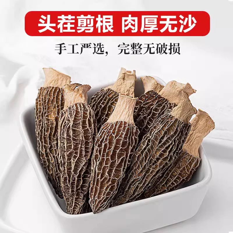 头茬羊肚菌干货新鲜个头大羊肚菇煲汤食材羊肚蘑牛肚菌类羊肚X