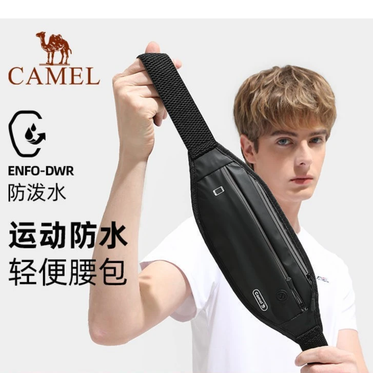 骆驼运动防水腰包户外骑行跑步大容量防泼水手机腰包徒步钥匙包