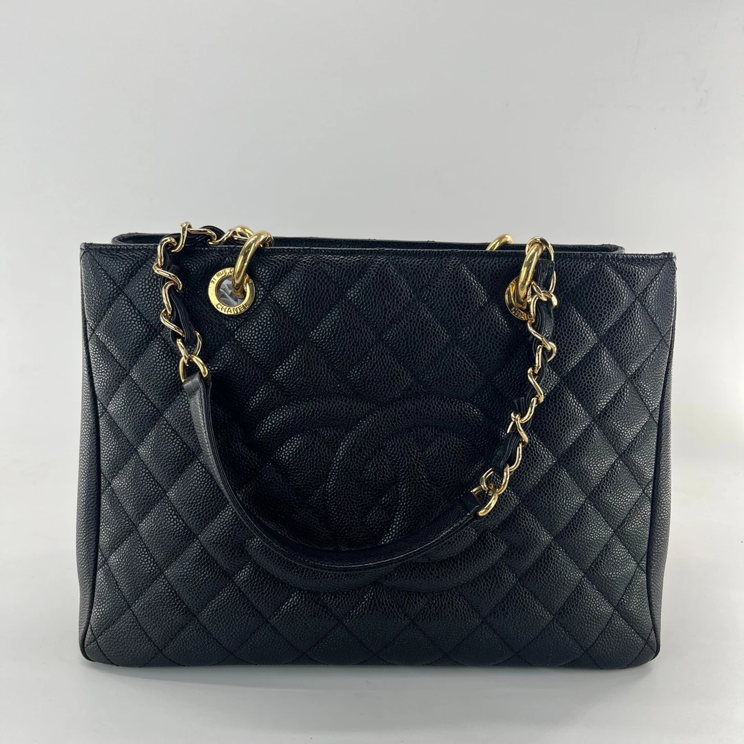 99新 Chanel/香奈儿  香奈儿chanel黑金gst 手提包