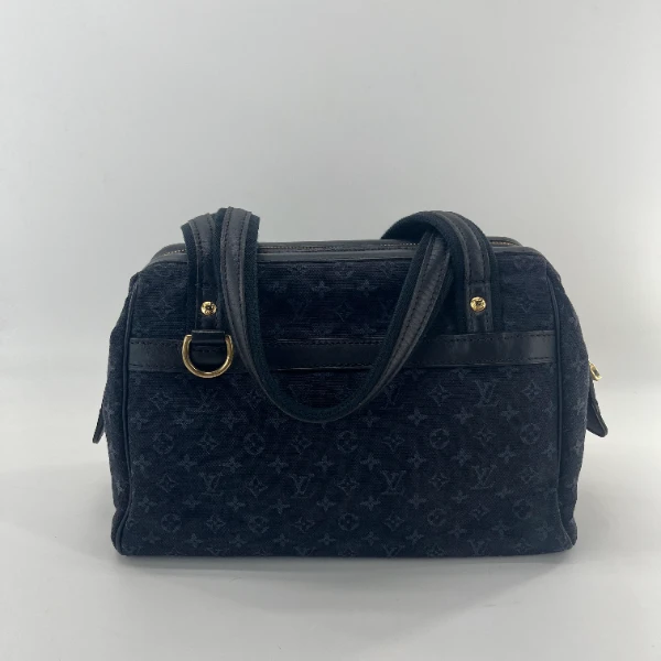 99新 LouisVuitton/路易威登 lv黑老花手提包
