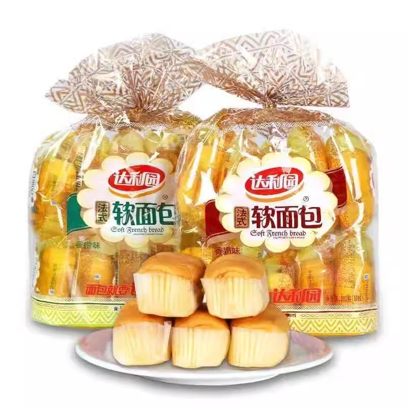 乌市发货】2大袋 达利园法式软面包200g/袋香奶早餐包只卖新疆