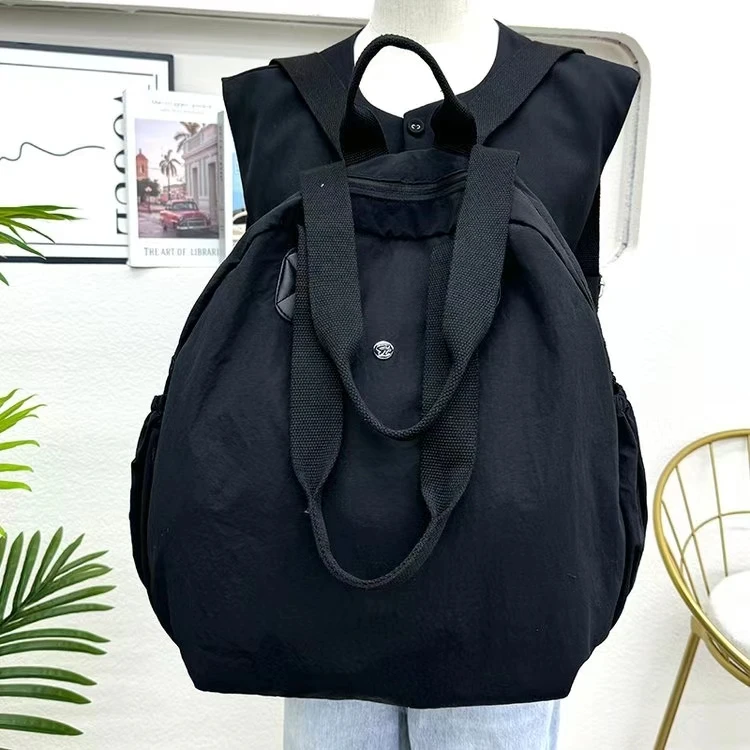 双肩包时尚百搭休闲潮流大学生中学生双肩背轻便韩版学院ins1