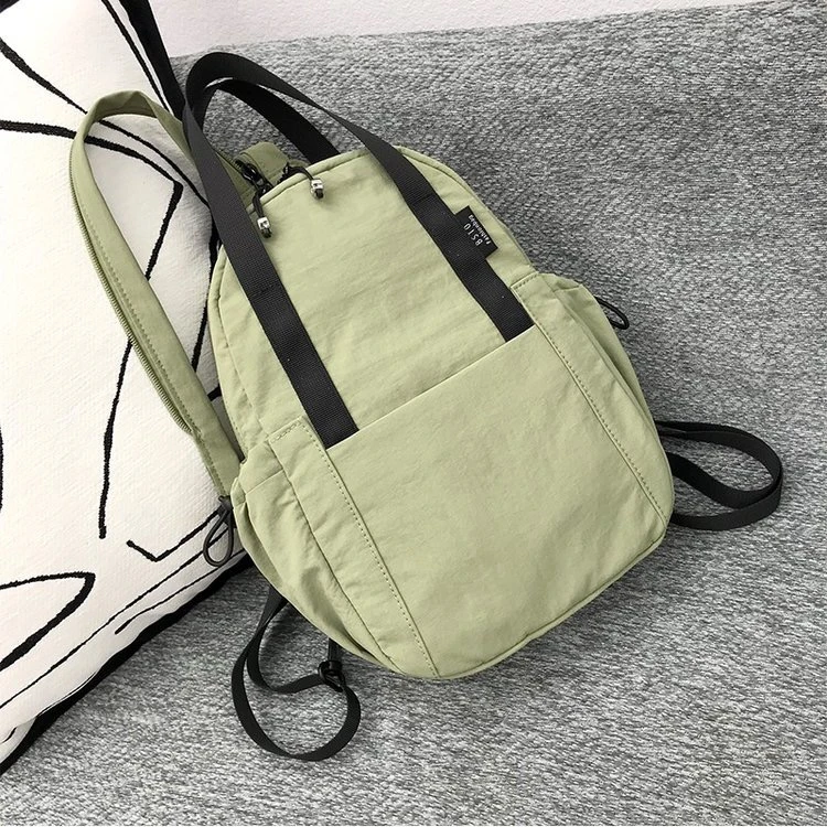 双肩包时尚百搭休闲潮流韩版双肩包女双肩背轻便1