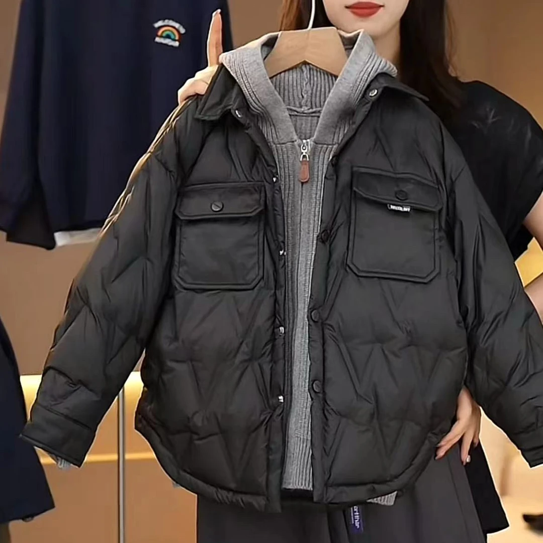 【现货】男童保暖轻羽绒服高定90白鸭绒2024冬款中大儿童C2438