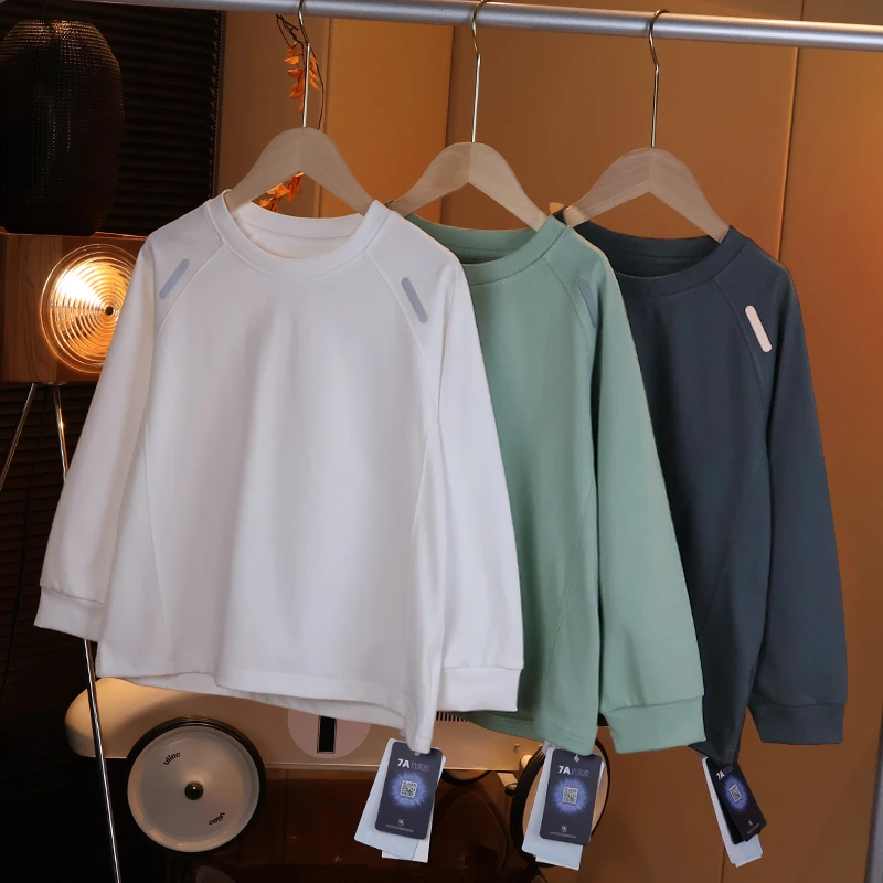 【现货】潮男童抑菌打底衫长袖T恤圆领上衣宽松春装中大童AU001