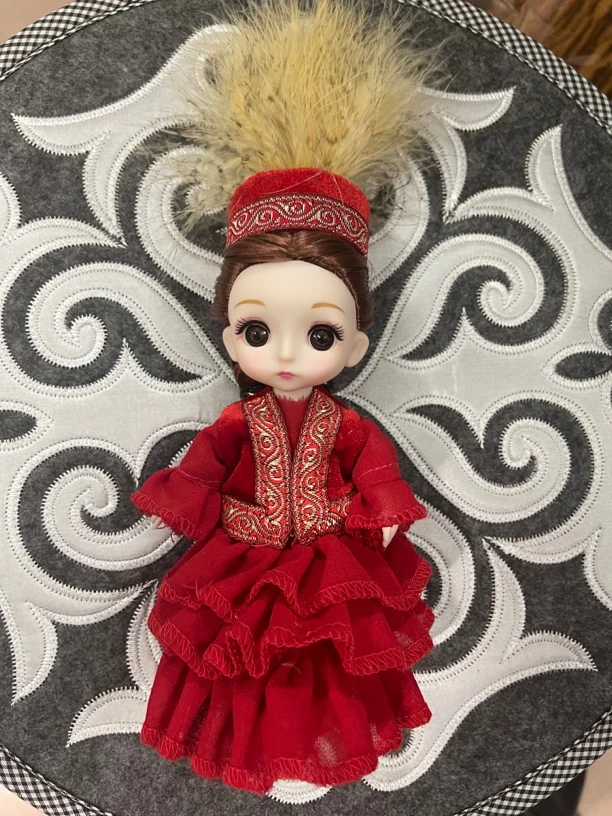 DIY手工迷你芭比娃娃配饰成品18厘米高