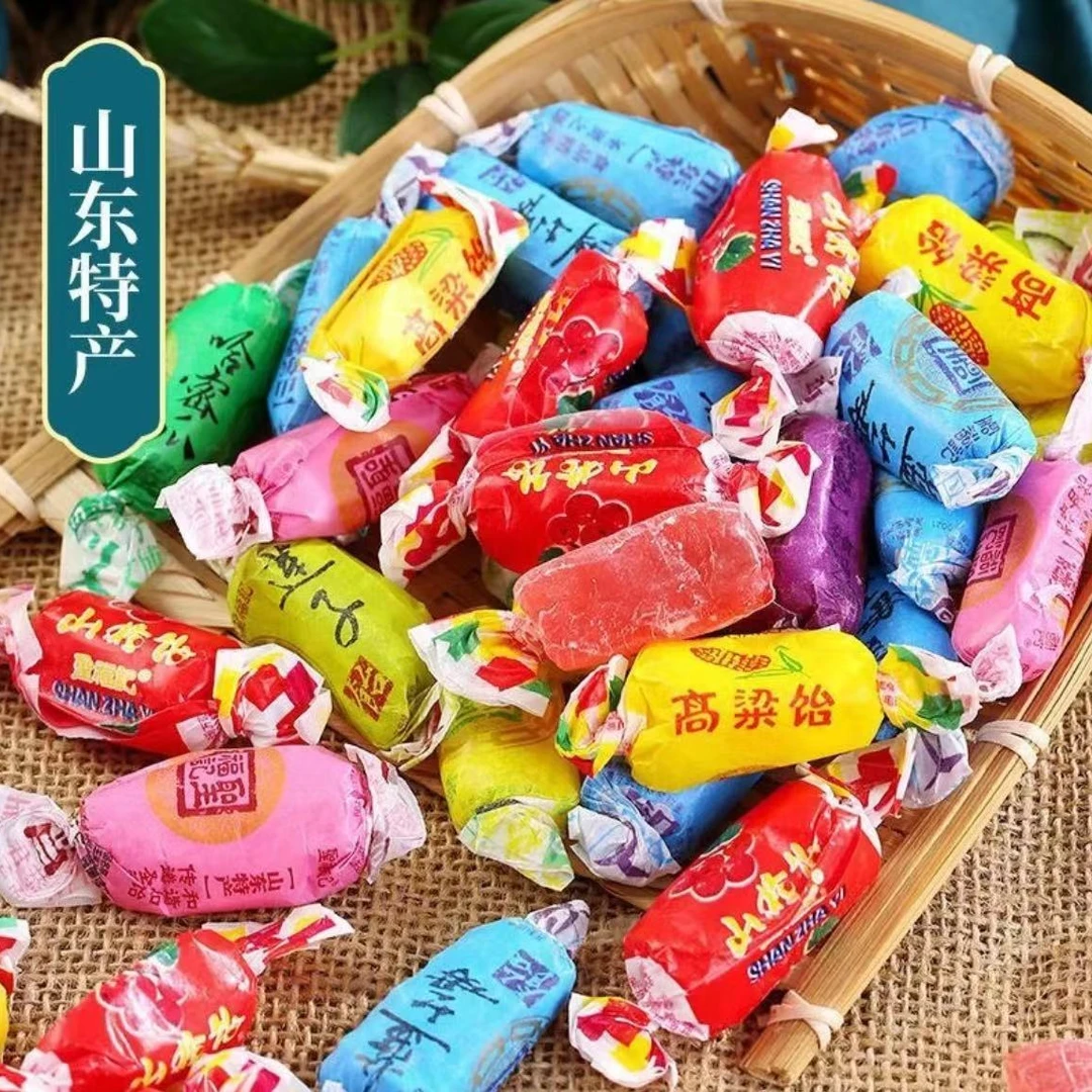 山东高粱饴软糯香甜可拉丝网红休闲小零食结婚糖果年货节必备批发