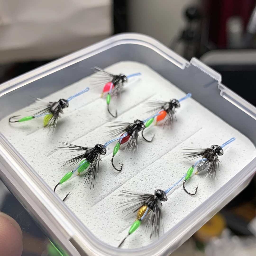 小蜜蜂飞蝇钩路亚仿生假饵定制款爆钓溪流 马口 白条 桃花 雅罗等