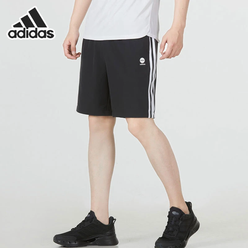 adidas阿迪达斯运动裤短裤男士夏季新款宽松直筒健身篮球五分裤