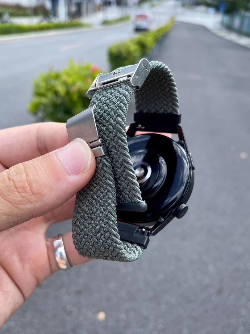 卡客适用华为手表GT4表带GT23pro针织弹力watch3卡扣oppo小米表带