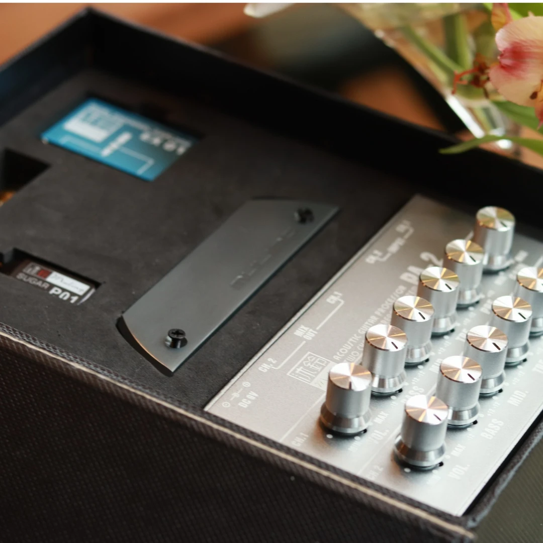 沐铃A1双系统吉他拾音器指弹吉他演奏