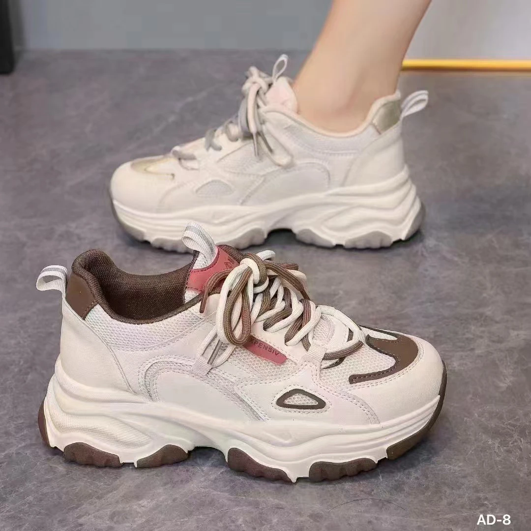 秋季新款百搭网面透气老爹鞋008