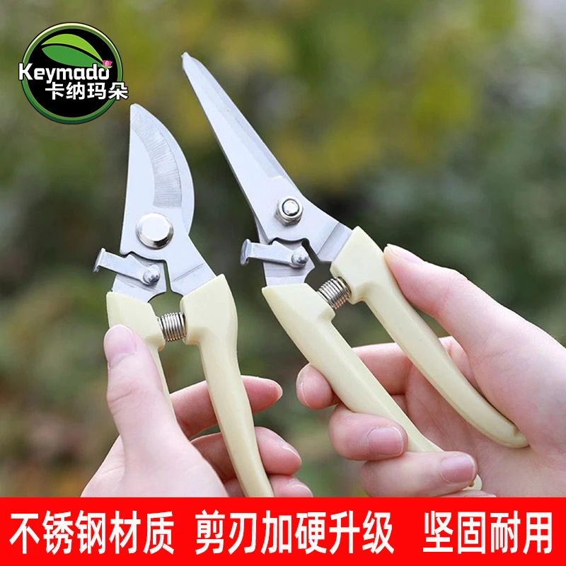 卡纳玛朵剪刀花卉多肉剪枝修花嫁接果剪耐用工具省力专用剪子