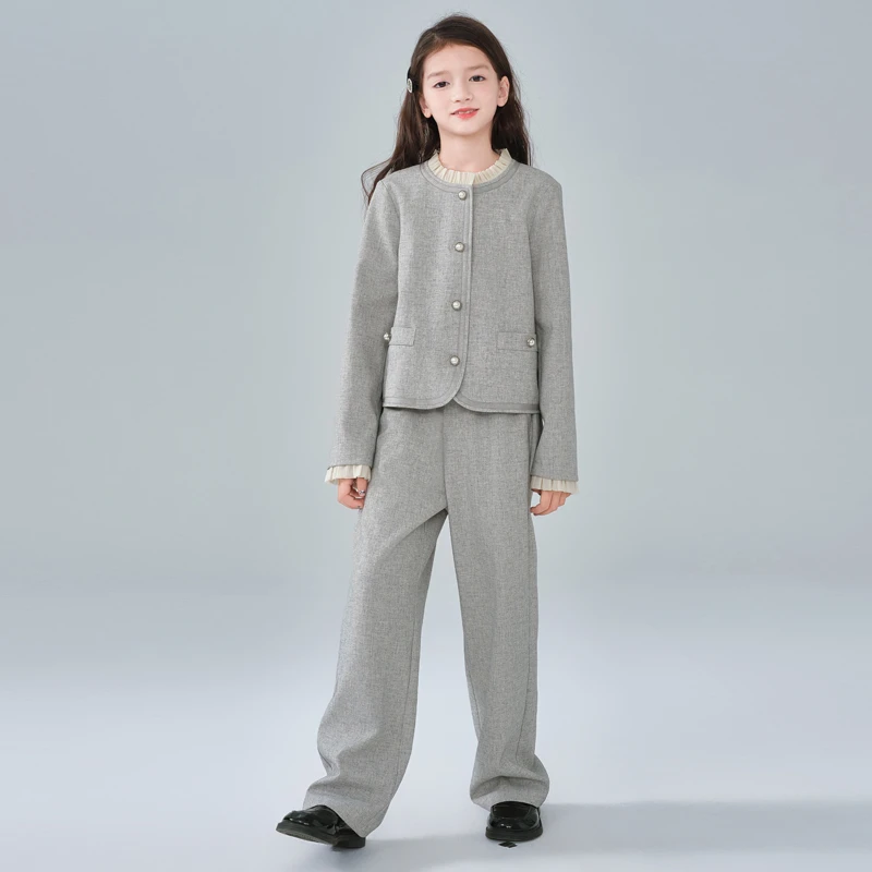 1451女童春装套装儿童春秋爆款新款网红炸街韩版洋气大童女孩春装