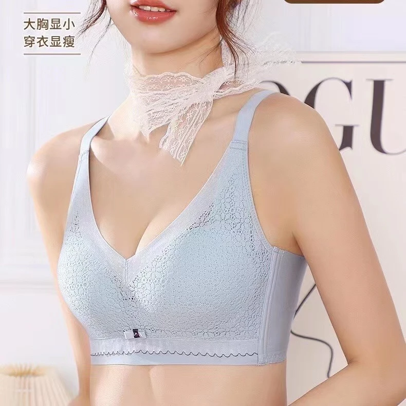 737超薄纸片杯AB蕾丝文胸舒适轻薄女士内衣