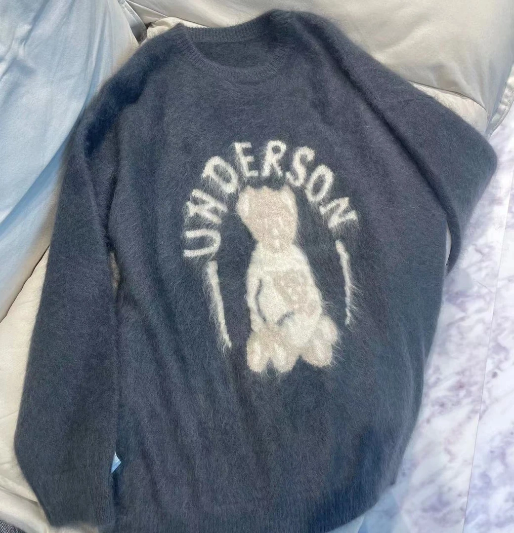 【杰娜洋秋冬】230510拉绒工艺——100纯羊绒慵懒风小熊