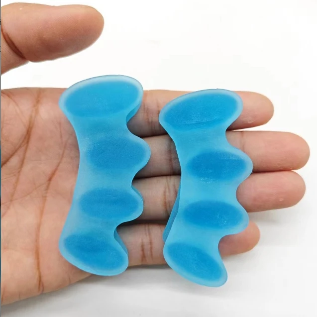 【买一送一】三孔分趾器脚趾分离器硅胶纠正重叠趾锤状趾柔软矫正器