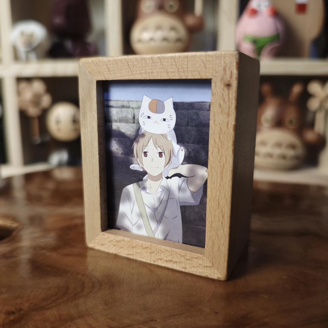 小相框八音盒千与千寻榉木摆件天空之城音乐盒生日礼桌面物摆件