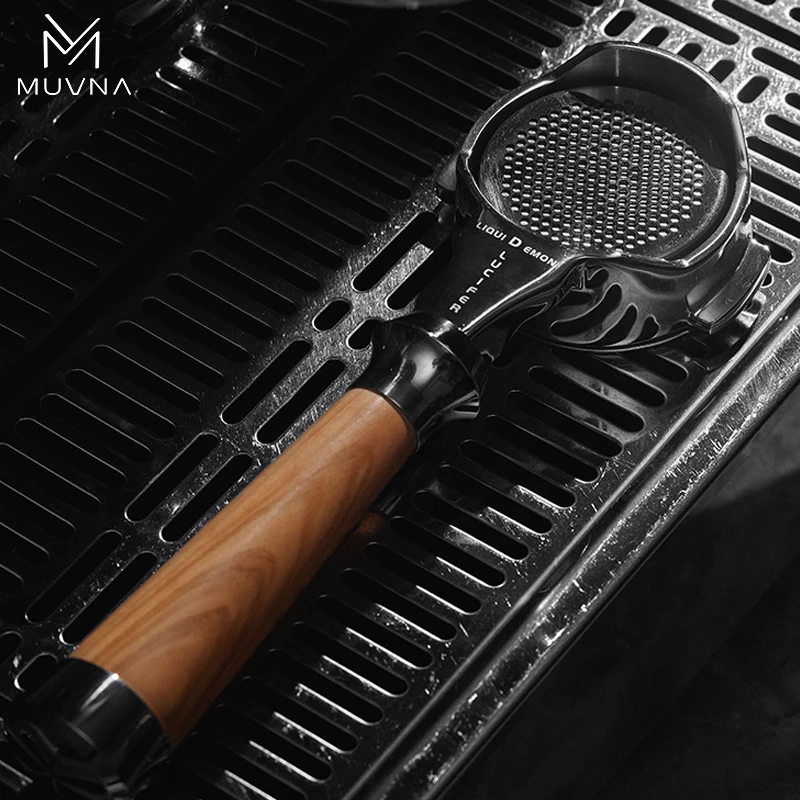 MUVNA慕威纳意式咖啡机手柄E61百胜图爱宝火箭咖啡机实木无底手柄