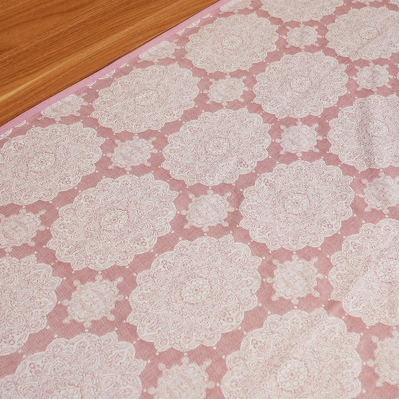 [大花蕊]A类高端母婴级提花老粗布四季棉毯三件套无荧光剂